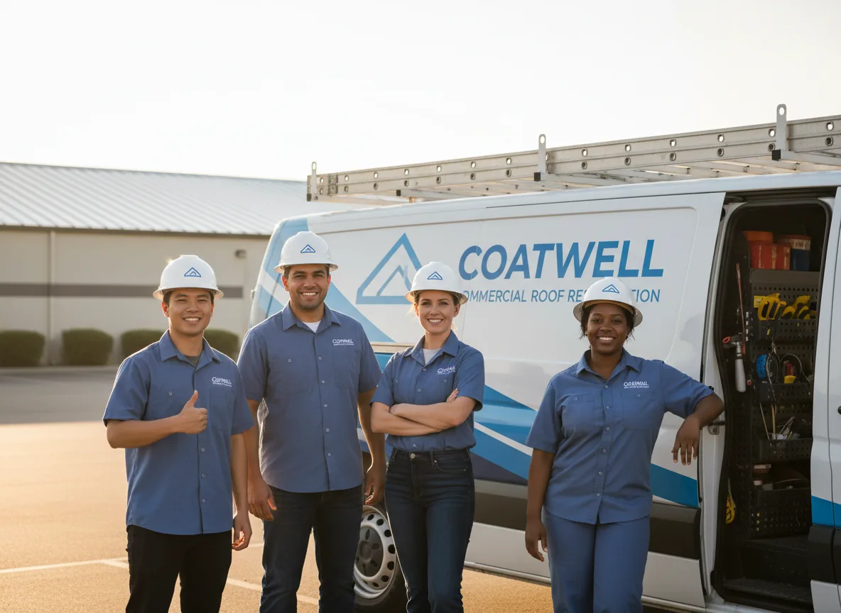 Commercial roof coating company in Bates, OR